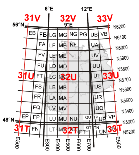 UTM Zone Grid